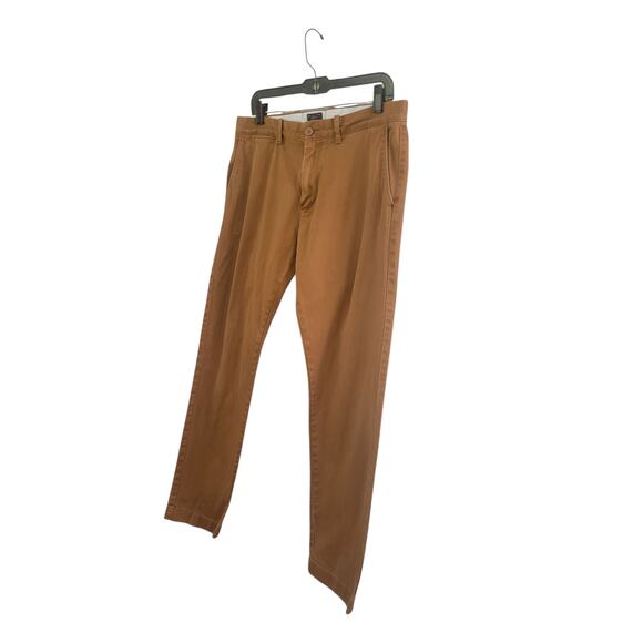 J.CREW 484 Slim-Fit Stretch Chino Pants Men's 33 X 32 Brown - Picture 4 of 11